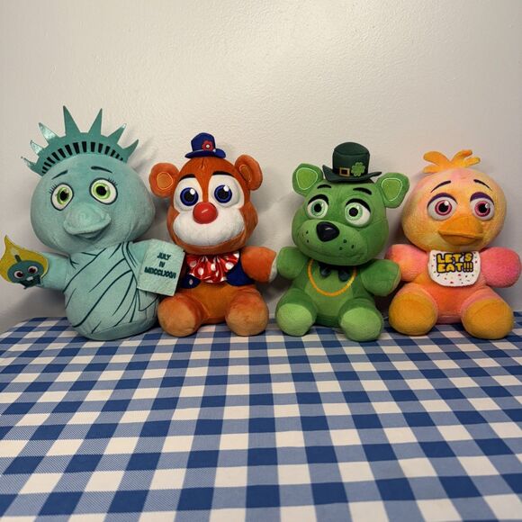 Five Nights at Freddy's Tie-Dye Chica Plush 7 inches Funko FNAF Stuffed Animal - Picture 1 of 16